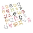 thumbnail image 4 of 26 Pedazos Mezclados de Libros Del Papel Clips de Papel de - Forma de de la de Z, 4 of 7