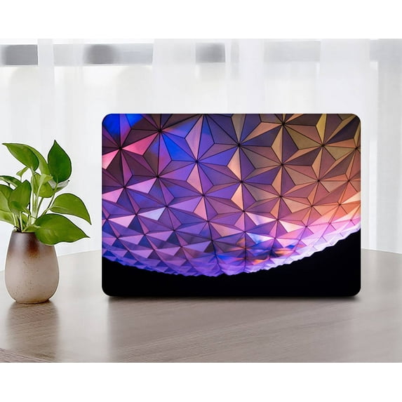 KSK KAISHEK Hard Case Shell Cover Only for 2021/2022/2023 Released MacBook Pro 14 inchs with XDR Display & Touch ID Type C Model: A2442 & A2779 Purple series 0043