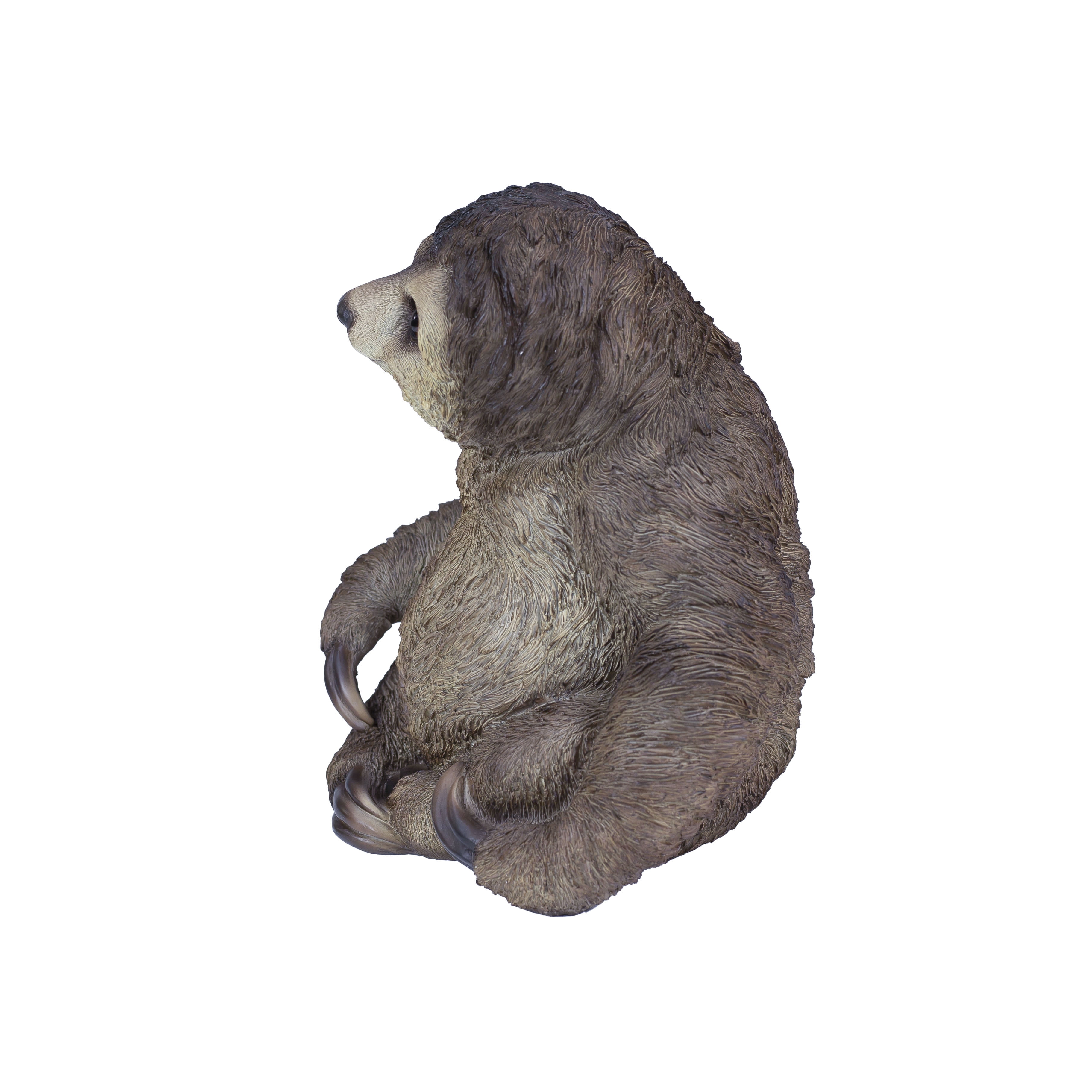 SOREAL Brown Sloth Decorative Figurine for Home & Office Décor, Handcrafted Resin Statue, Realistic Design, Collectible Animal Accent, Weather-Resistant Indoor/Outdoor Decor