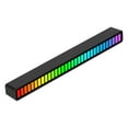 thumbnail image 2 of RBG Music Atmosphere Light Voice Control Bar Shape Black Adjustable 18 Modes for Car Game Room Studio, 2 of 8