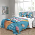 thumbnail image 4 of 3D Ice Cream Printed Comforter Cover Set Children Adult Unique Design Bedding Set Bedroom Decor,California King (98"x104"), 4 of 5