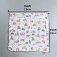 thumbnail image 4 of 6-8 Pack Muslin Burp Cloths Baby Burp Clothes - Random Combination 100% Cotton Burp Rags for Boy Girls Baby Bibs 6 Layers 10''x10'' Hand Washcloths Extra Soft and Absorbent Christmas Gift, 4 of 6