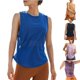 thumbnail image 2 of Gibobby Chaleco deportivo sin mangas de malla transpirable para mujer(Morado,CH), 2 of 4
