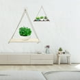 thumbnail image 2 of Home Plant Bonsai Photos Frame Wood Window Wall Hanging Shelves Storage Rack, 2 of 8