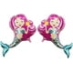 thumbnail image 1 of Juego de 2 globos gigantes de sirena de 38 "para cumpleaños, fiesta temática marina, decoración de boda JFHHH pequeña, 1 of 5