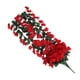 thumbnail image 3 of Matsuzay Vid de flores artificiales, decoración colgante montada en la pared, vid violeta Artificial, decoración para el hogar y el Hotel Plantas Artificiales rojo Matsuzay HA6541-01B, 3 of 6