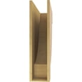 thumbnail image 4 of 8"W x 32"D x 32"H Thin Alpine Rough Cedar Woodgrain TimberThane Corbel, Primed Tan, 4 of 6