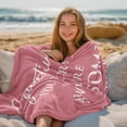 thumbnail image 4 of Gifts for Women Blanket, Birthday/Inspirational/Thank You Gifts for Women, Sometimes You Forget You are Awesome Gifts for Friends/Mom/Sister/Her, Anniversary/Appreciation Blanket, 4 of 7