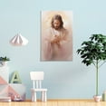 thumbnail image 4 of Jesus Christ Wall Art - Jesus Hands on Heart Watercolor Print Poster Home Decor Poster Wall Art Hanging Picture Print Bedroom Decorative Painting Posters Room Aesthetic 16x24inch(40x60cm), 4 of 6