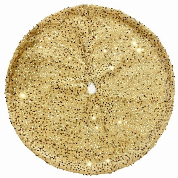 Colorful Sequins Tree Skirt for Sophisticated Touch Shimmering Christmas Tree Base Cover Holiday Gift Party Accessories