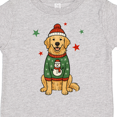 thumbnail image 4 of Inktastic Golden Retriever Christmas Boys or Girls Toddler T-Shirt, 4 of 5