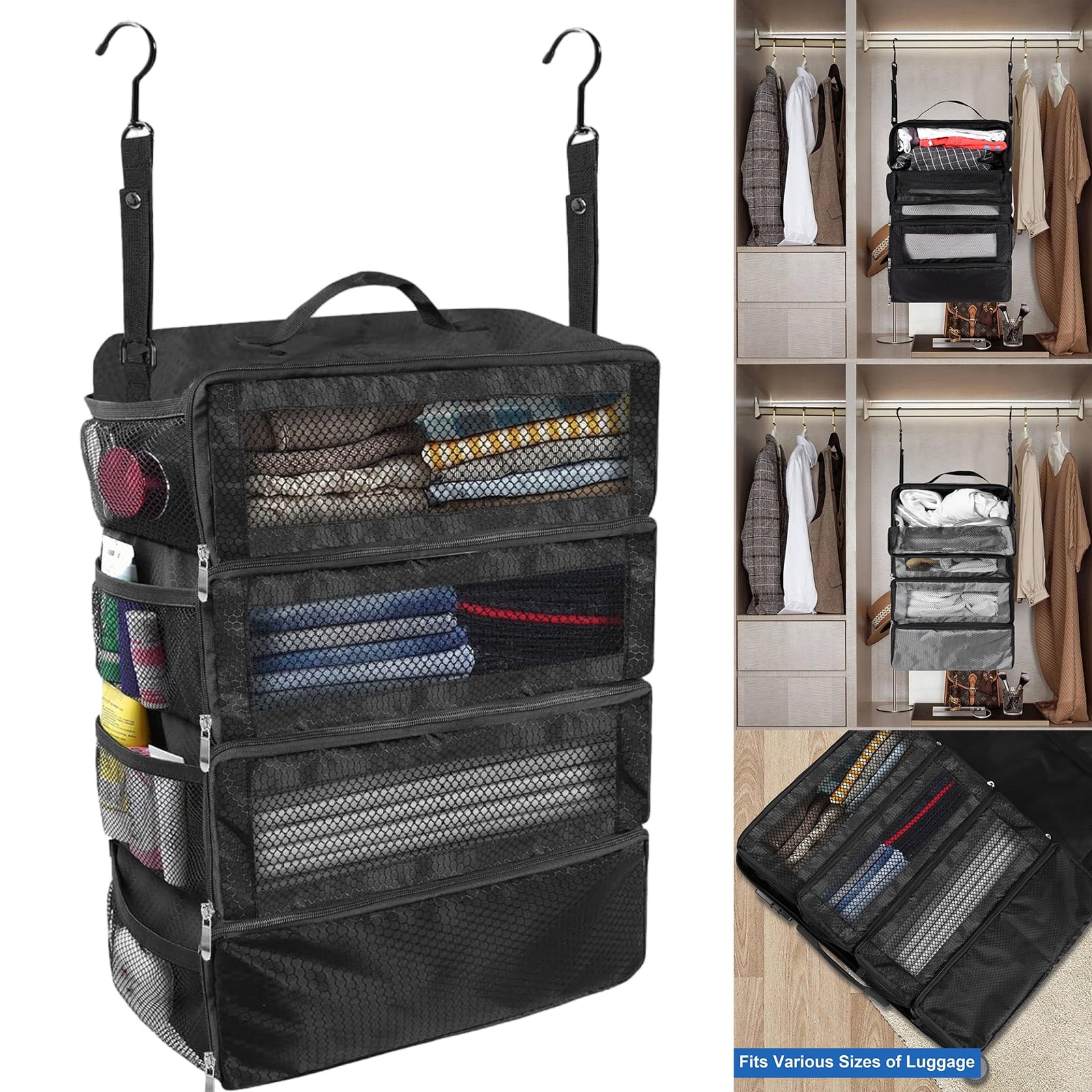 Multifunctional Foldable Garment Organizers Practical Travel Clothes Storage Bag With Ample Space For Short Term Trips