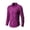 Hot Pink, variant on Men's Fashion Business Casual Lapel Long Sleeve Shirt Top Blouse for and Leisure Wear