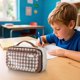 thumbnail image 4 of Multifunctional Magnetic Mocha Checkered Pencil Case With Tumbler Handle Large Capacity Multi-layer Portable Storage Bag, 4 of 5