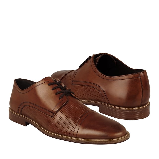 Zapatos de vestir Stylo para hombre simipiel cafe 401-PS