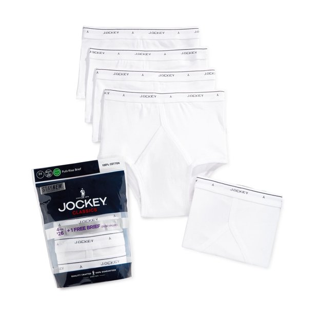 Jockey Mens 4 Pack + 1 Bonus Underwear Boxer Briefs, Multicolor, 38 Jockey Calzoncillos boxer