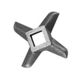 thumbnail image 4 of Steel Professional Kitchen Meat Grinder Blade Mincer Cutter for Homemade Sausage Silver, 4 of 7