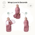 thumbnail image 2 of Momcozy Swaddles for Newborns, Quiet Fastner Suitable for Infant 0-3 Months, New-Parent-Friendly Swaddle Sack, Reduce Startle Reflex, Newborn Boys Girls Registry Essentials, 2-Pack, Bloom, 2 of 8