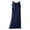Navy, variant on Women's Sleeveless Nightgown with Built-in Bra Pad, Loose Tank Sleep Dress, Lightweight Long Cami Pajama Dress