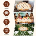 thumbnail image 7 of Fall Pumpkins Round Tablecloth, Fitted Table Cover with Elastic for 55"-60" Round Tables, Thanksgiving Orange Maple Leaf Textured Table Cloth Outdoor Indoor Dinning Party Waterproof Tablecloths, 7 of 7