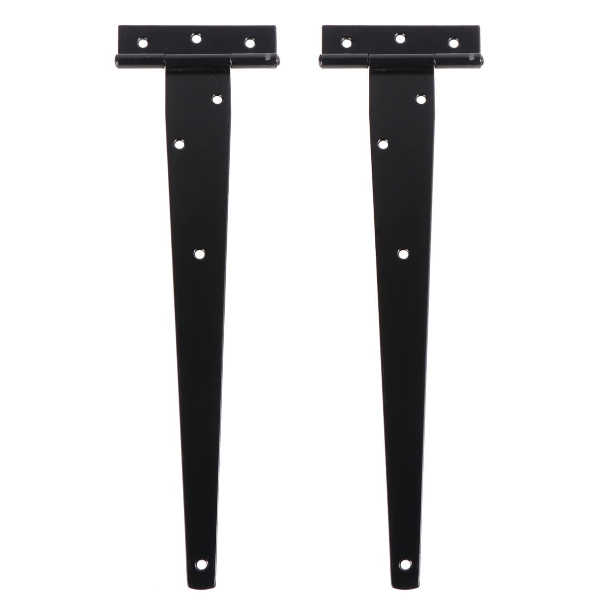 Rosarivae 2PCS 12 Inches T Shape Rustproof Iron Light Duty Shed Hinge