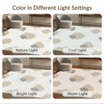 thumbnail image 7 of ODIKA 9'x12' Washable Area Rug Low Pile, Flatwoven, Beige Farmhouse Boho Asymmetrical Scattered Details An Under for Great Room, Indoor Concept, Large Living, 7 of 7