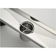 thumbnail image 6 of JERFIT 12" Linear Shower Drain Channel with Tile Insert, Brushed Nickel, Premium 304 Stainless Steel, Anti-Clog Hair Strainer, Adjustable Leveling Feet for Easy Installation, 6 of 10