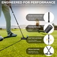 thumbnail image 2 of Putter de golf ajustable KINGTOP retráctil 40-90 cm con pelotas, 2 of 9