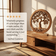 thumbnail image 5 of Decozen Home Decor Handmade Wooden Sculpture in Tree of Life Acacia Wood, Perfect for Mothers Day Gift, 5 of 7