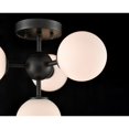 thumbnail image 3 of Alouette 4 Light Semi-Flush Mount, 3 of 3