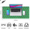 thumbnail image 5 of Long Mouse Pads for Desk,Green Bigfoot and Campfire Pattern Desk Mats on Top Of Desks, Desk Mouse Pad Extra Large with 3mm Non-Slip Base and Stitched Edge for Gaming,Office,Work,Home 35.4"x15.7", 5 of 6
