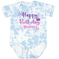 thumbnail image 3 of Inktastic Purple Happy Birthday Mommy Boys or Girls Baby Bodysuit, 3 of 5