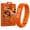 Orange, variant on Vibrating Alarm Wristband Clock for Heavy Sleepers Wake Band Wrist Watch Silent Vibration Bracelet Loud Adults Strike Deaf People Despertar with that Won't Partner Extremely Deep (Black)