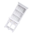 thumbnail image 2 of Miangastore Synthetic Material Miniature Bookshelf White 1Pack 6.9X2.8X1.6In, 2 of 9