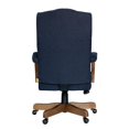 thumbnail image 4 of Boss Office Traditional Executive Chair in Denim Blue Linen, 4 of 6