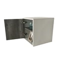 thumbnail image 2 of Modulo De Alacena con Estante Y Puerta, Gabinete De Cocina BLANCO ABSOLUTO/GRIS DECOMOBIL CAP-40X40-BA/G, 2 of 7