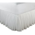 thumbnail image 5 of Cotton VoileWhiteBed Skirt 18Full, White, 5 of 5