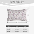 thumbnail image 4 of Pofeuu Orchids Flowers Print Polyester Microfiber Plush Pillowcases, Super Soft and Cozy Pillow Case Covers with Envelop Closure（Pillow core not included）-16"x24", 4 of 6