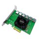 thumbnail image 1 of Adaptador PCI-E a USB 3.0 Placa convertidora PCI-Express 4X Extender 20Gbps Accesorios para minería de computadoras Suministros para PC de escritorio 6 puertos Kearding EL005577-00B, 1 of 2