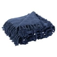 thumbnail image 3 of SAFAVIEH Norlen Throw Blanket Navy, 3 of 4