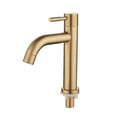 thumbnail image 1 of Grifo de lavabo individual dorado con cepillo WEIHJMXG Mezclador de lavabo para baño, 1 of 5