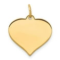 thumbnail image 1 of FB Jewels 14K Yellow Gold Heart Disc Charm, 1 of 2