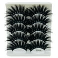 thumbnail image 1 of Pestañas naturales, pestañas postizas, pestañas cortas, pestañas postizas de visón tenues, 5 pares de pestañas postizas naturales, maquillaje natural, cejas postizas negras gruesas., 1 of 3