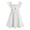 White, variant on Lanbubble Girls Dress Blue A-Line Ruffle Sleeveless Casual Holiday Summer Dress, 5-6 Years