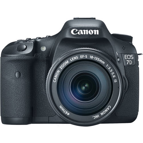 Canon EOS 7D DSLR Camera with 18-135mm Kit (3814B016) + EF 50mm 