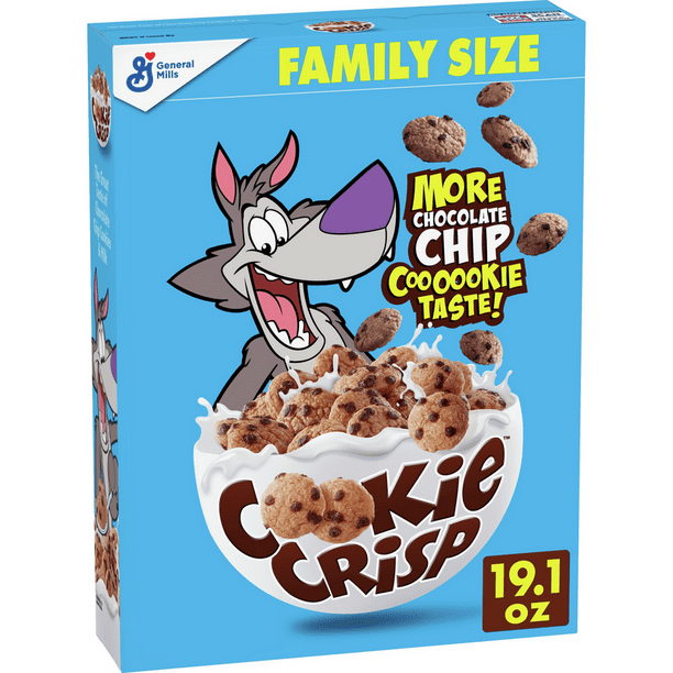 Cookie Crisp Cereal, Chocolate Chip Cookie, 19.1 oz