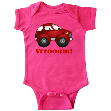 

Inktastic Red Vroom Racer Car Gift Baby Boy or Baby Girl Bodysuit