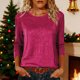 thumbnail image 1 of Ounisa Womens Slim Fit Velvet Burnout Top Cowl Neck Long Sleeve See Through Shirt Blouses Tops, 1 of 7