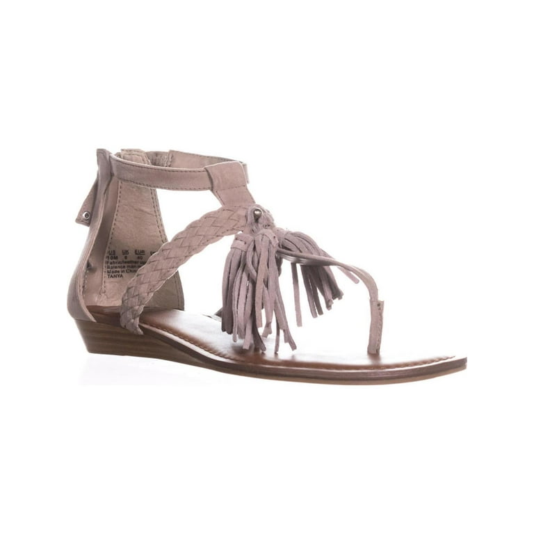 Womens Fergalicious Tanya Tassel Flat Sandals Doe Walmart