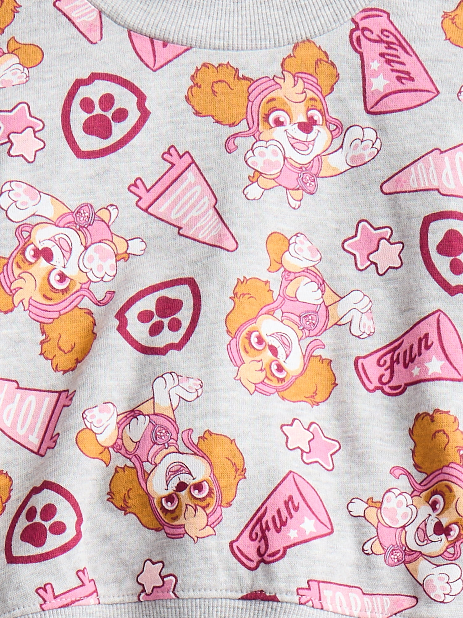 Paw Patrol Toddler Girls Allover Print Top and Flared Leggings Set, 2-Piece, Sizes 12M-5T